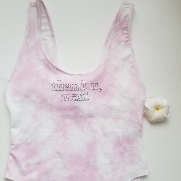 H&M ARIANA GRANDE PRINTED JERSEY BODYSUIT - Picture 2 of 6